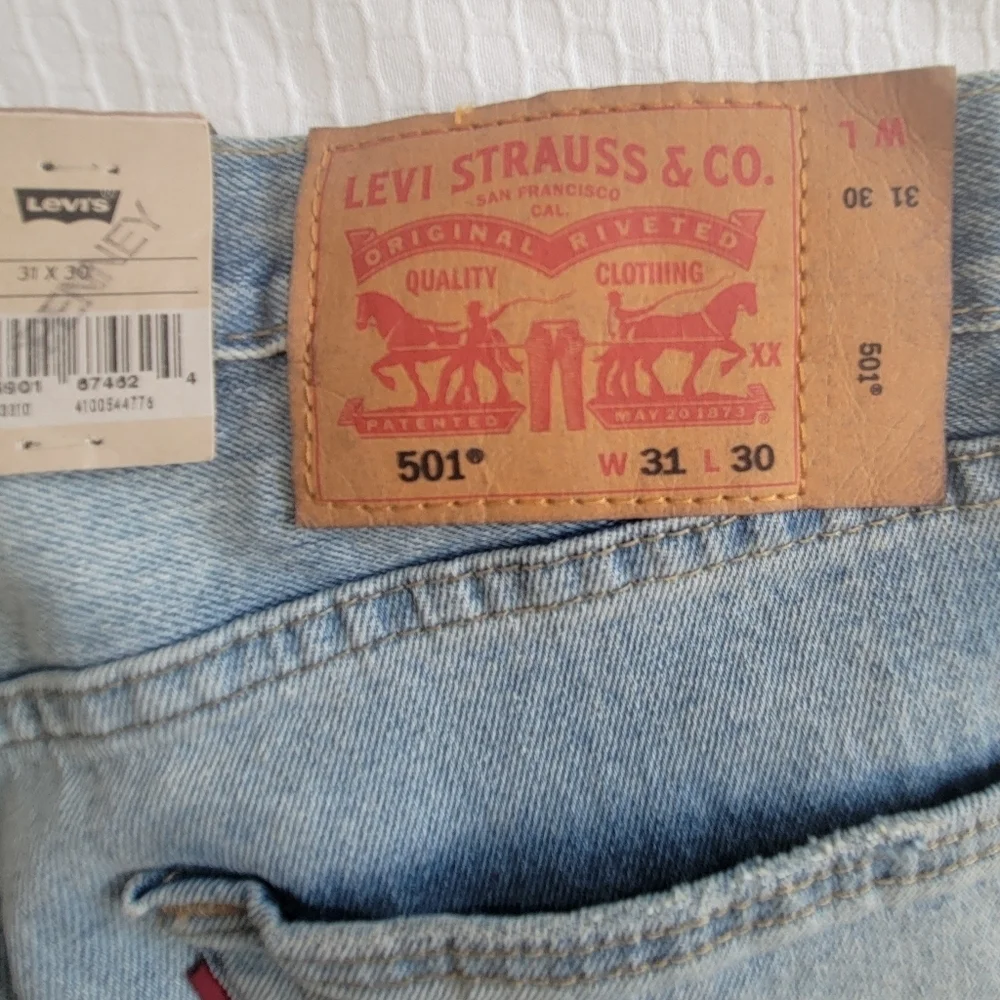 Levi's 501 31x30 Straight Leg  Jeans.